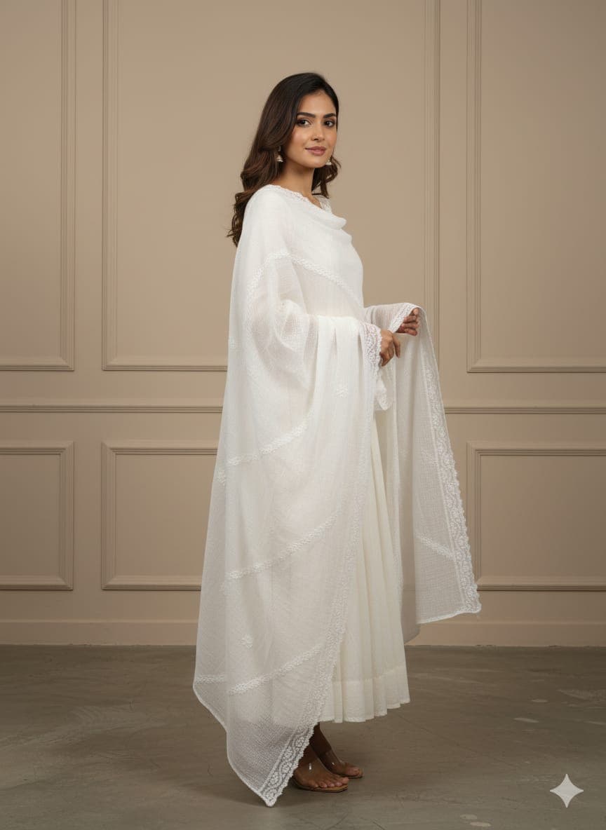 CHIKANKARI Dupatta Collection