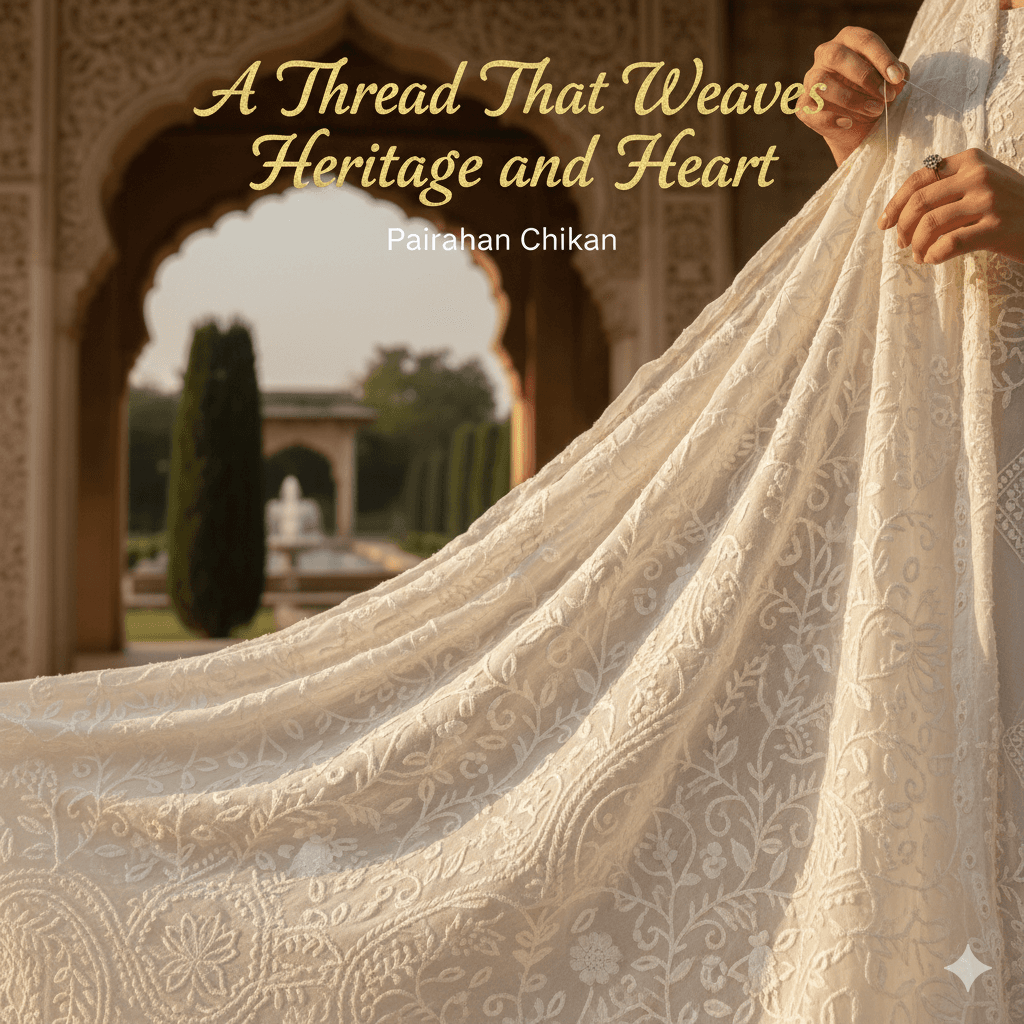 The Royal Art of Lucknowi Chikankari: From Nawabs to New Age Fashion