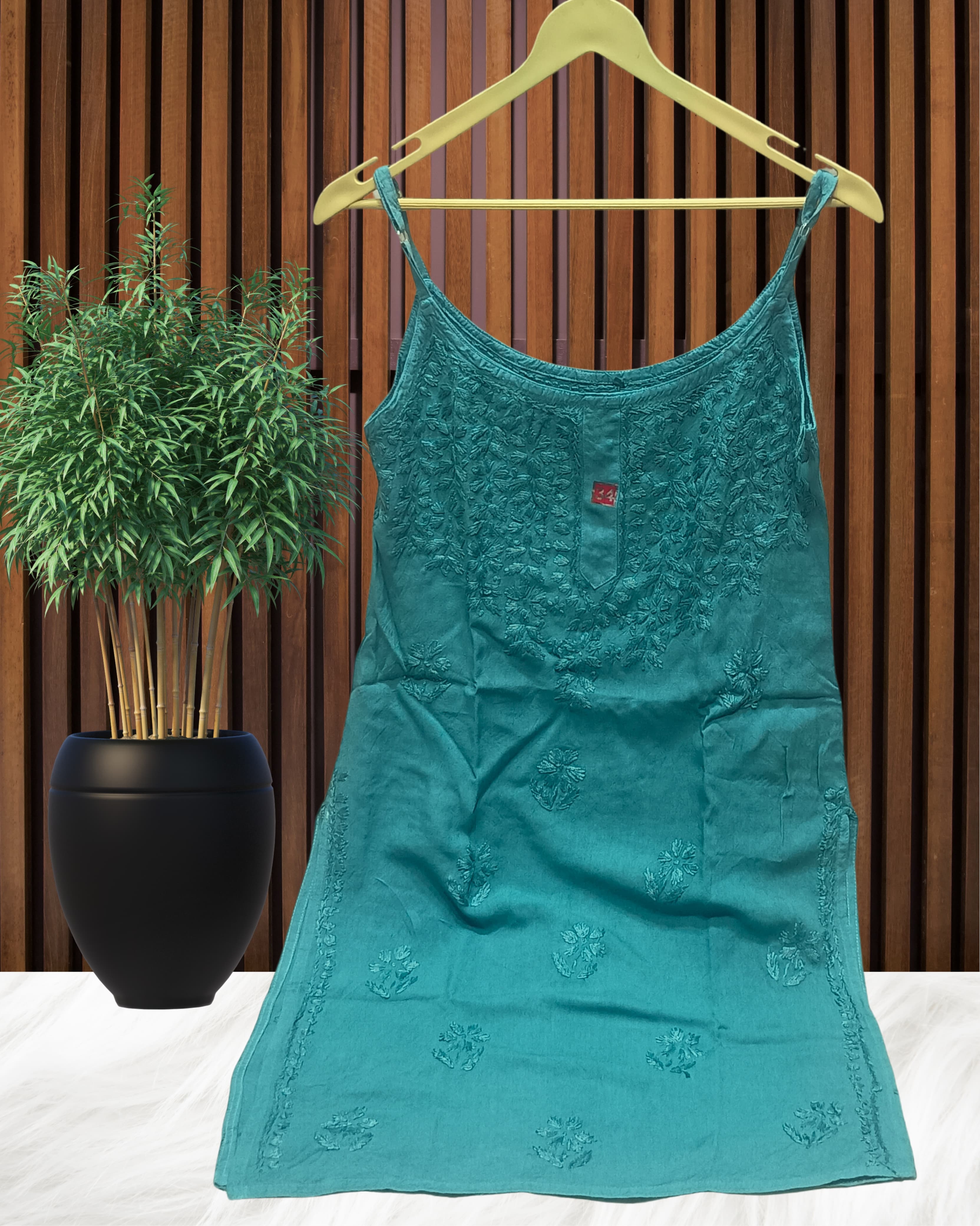 HOOR CHIKANKARI NOODLE TOP Lucknowi Chikankari view 11